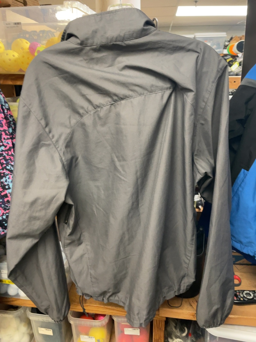 MEC Jacket Shell Mens Large Grey - Picture 3 of 4